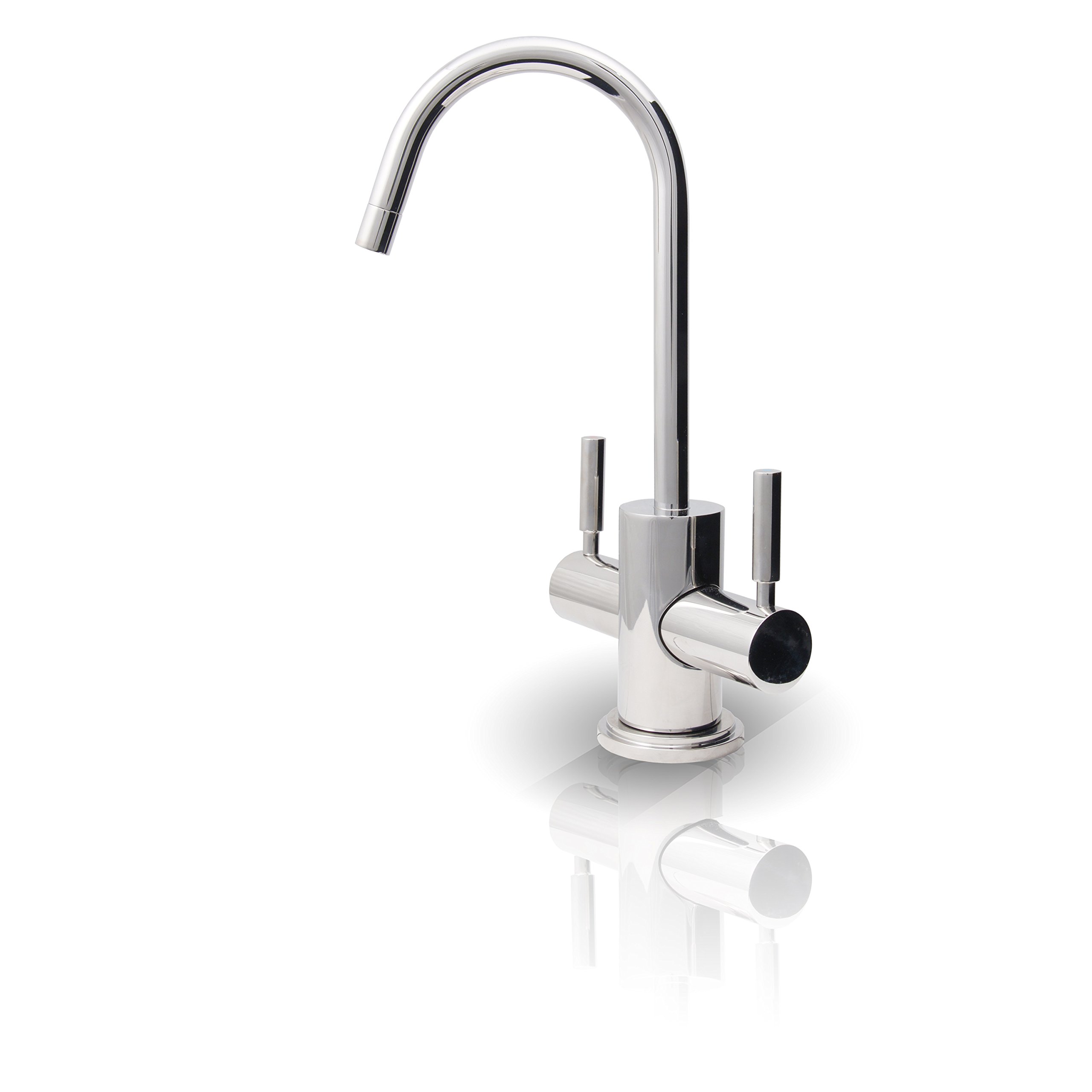 APEC Water Systems FAUCET-HC-WST-CM Instant Hot and Cold Reverse Osmosis Drinking Water Dispenser Faucet, Chrome