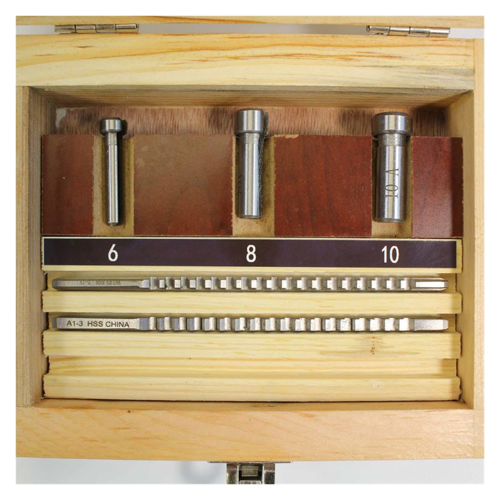 Juego de 6 Brocas de Acero de Alta Velocidad para chaveteros, Herramienta de Corte métrica para máquinas CNC, Ideal para Trabajos de metalurgia y torneado.
