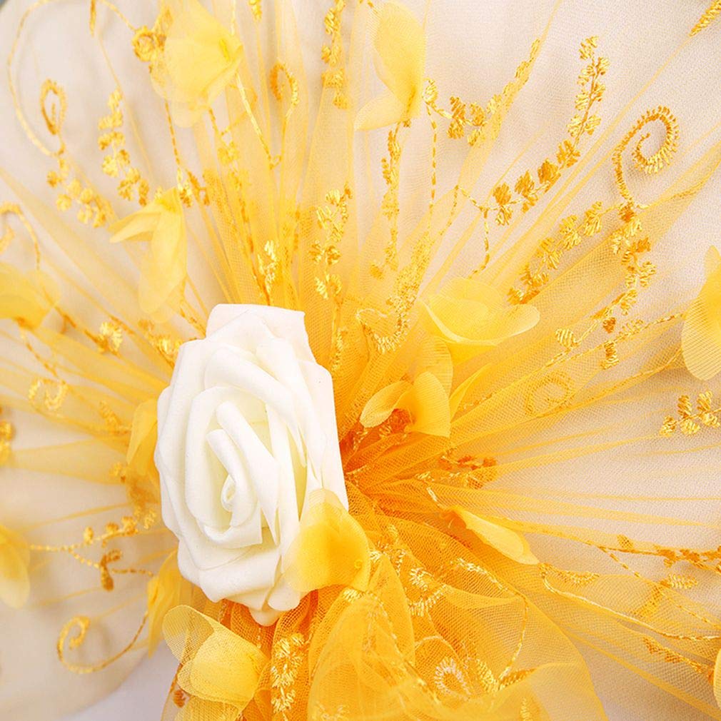 Fiocchi in Organza per sedie, con Chiusura Posteriore, per Feste e Banchetti di Natale, Sintetico, Oro, 30 pz