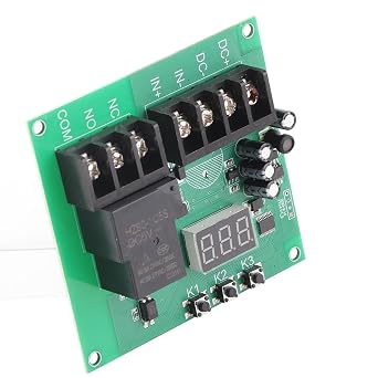 DC Current Sensor Module Overcurrent Protection Relay Board for Power Monitoring and Battery Management
