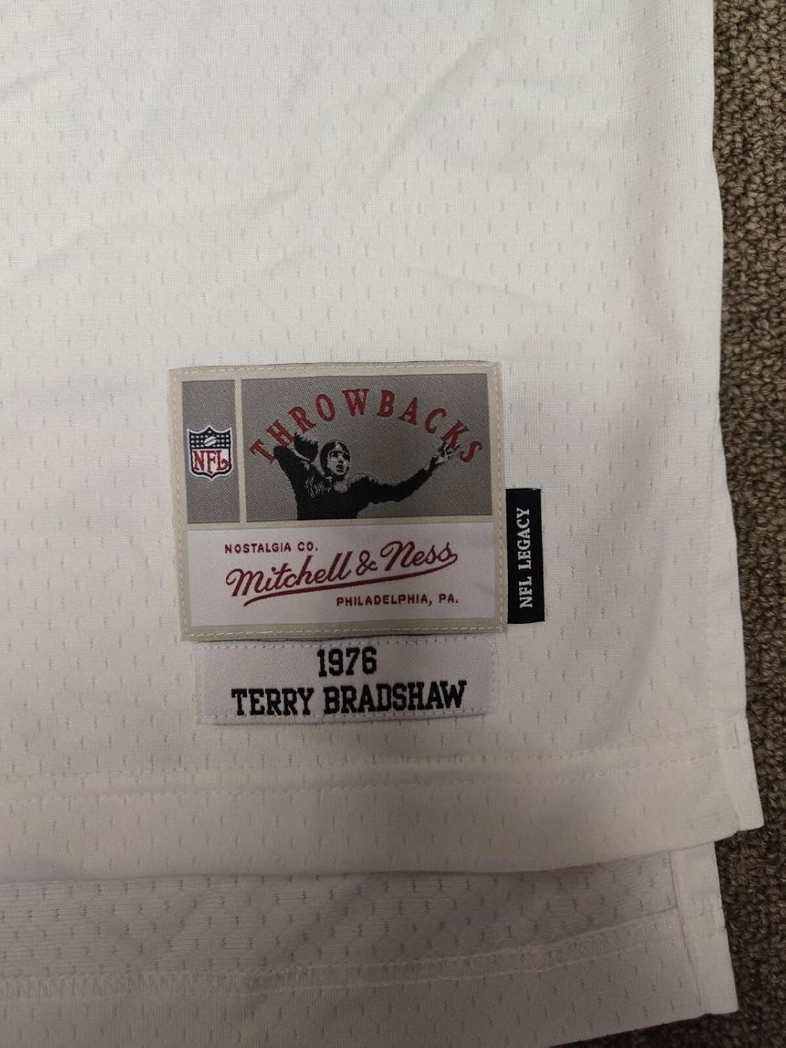 Terry Bradshaw Signed Mitchell & Ness Jersey Beckett Pittsburgh Steelers - Autographed NFL Jerseys