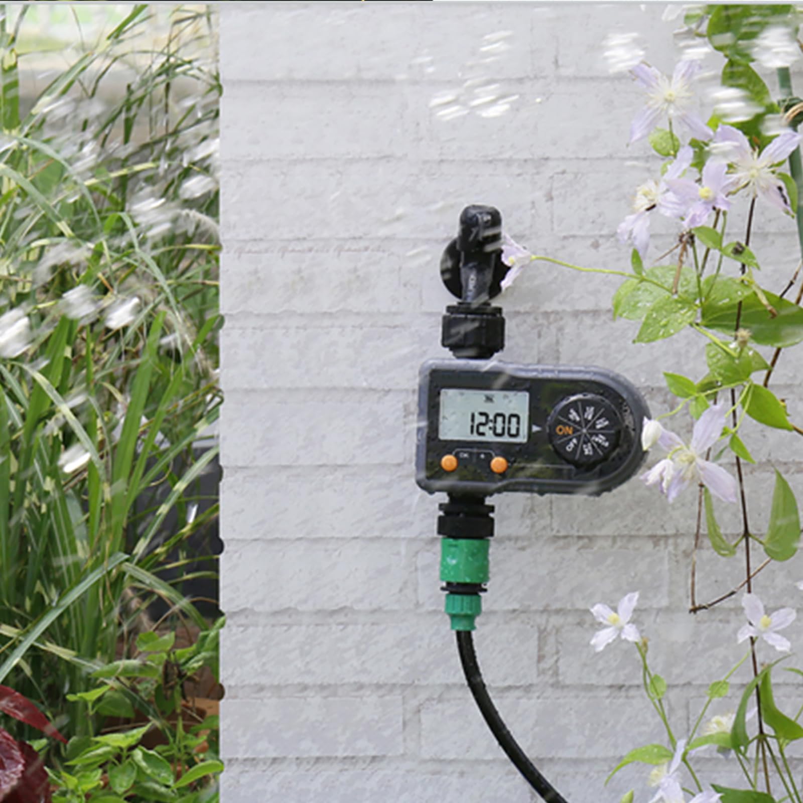 Timer digitale per l'irrigazione Timer for irrigazione intelligente con una presa, sistema di irrigazione automatico for patio, timer for irrigazione for giardino