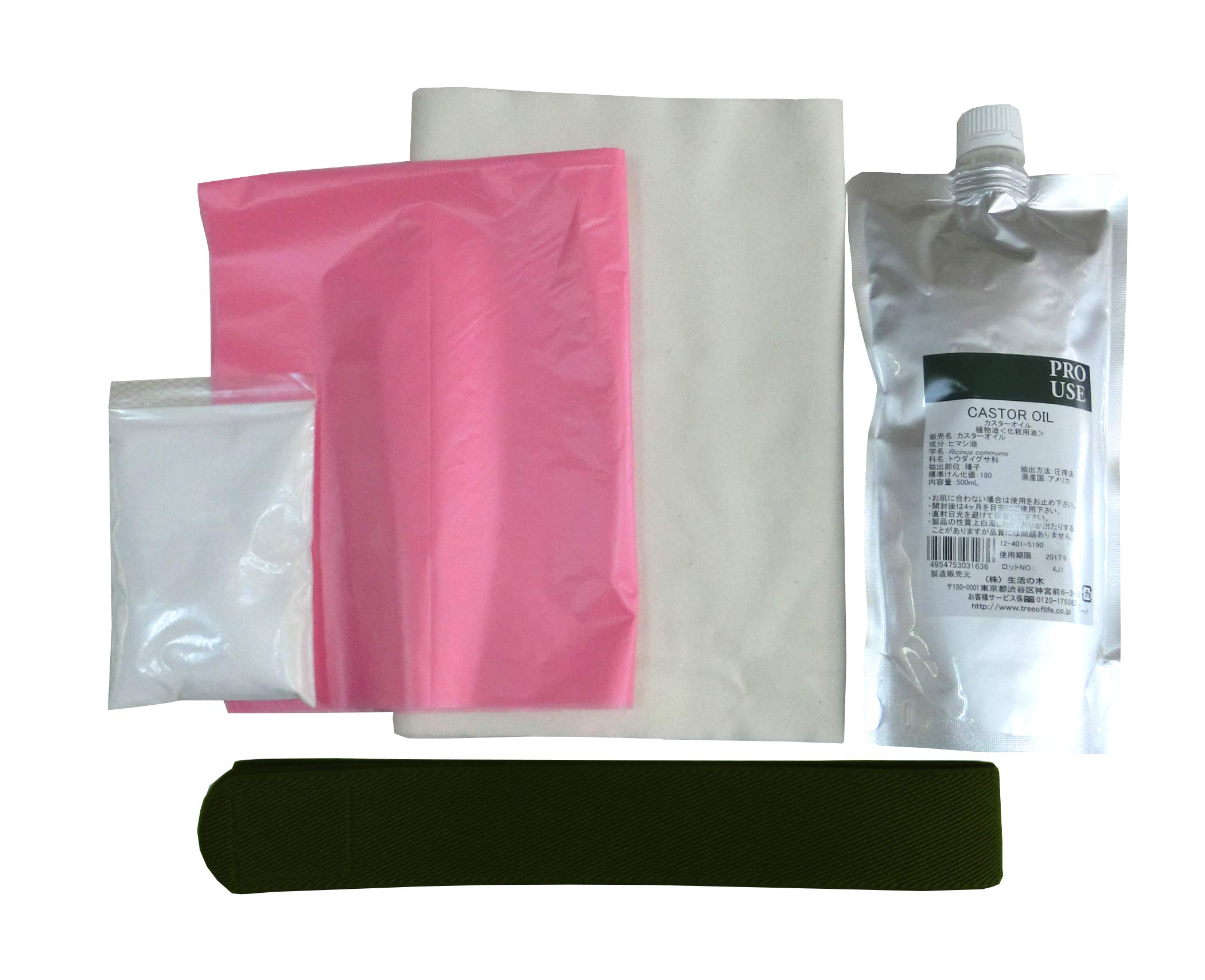 Amazon.co.jp: おなか本舗 ひまし油湿布セット : ホーム＆キッチン 