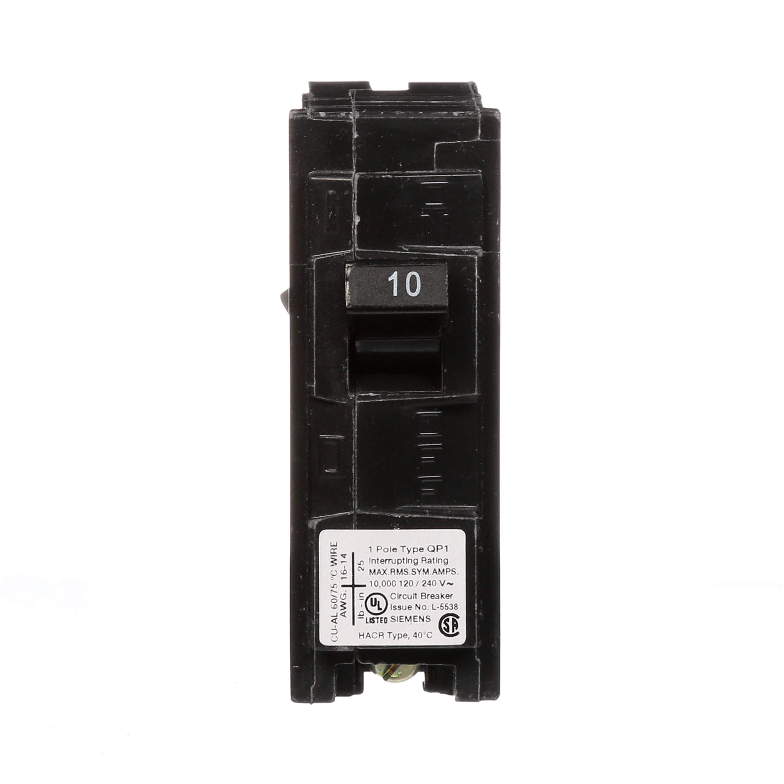Q110 10-Amp Single Pole Type QP Circuit Breaker — Amazon image 2
