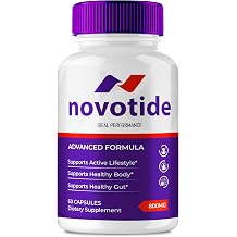 Novotide Supplement Capsules, Official Novotide Pills with All Natural Ingredients - Maximum Strength, Advanced Formula Health and Wellness, Premium Novo Tide Health Support Reviews 60 Capsules