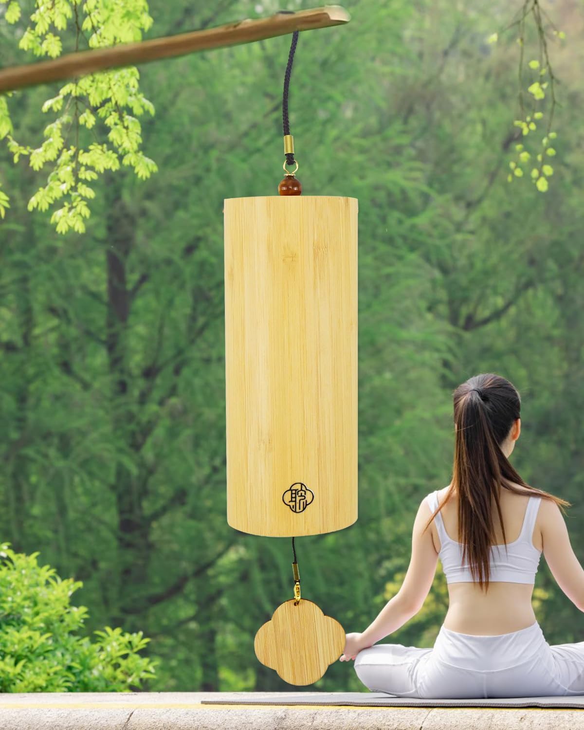 Bamboo Wind Chimes for Sound Healing Windchime for
