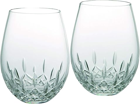 Lismore Essence Stemless Wine Glasses, Set of 2