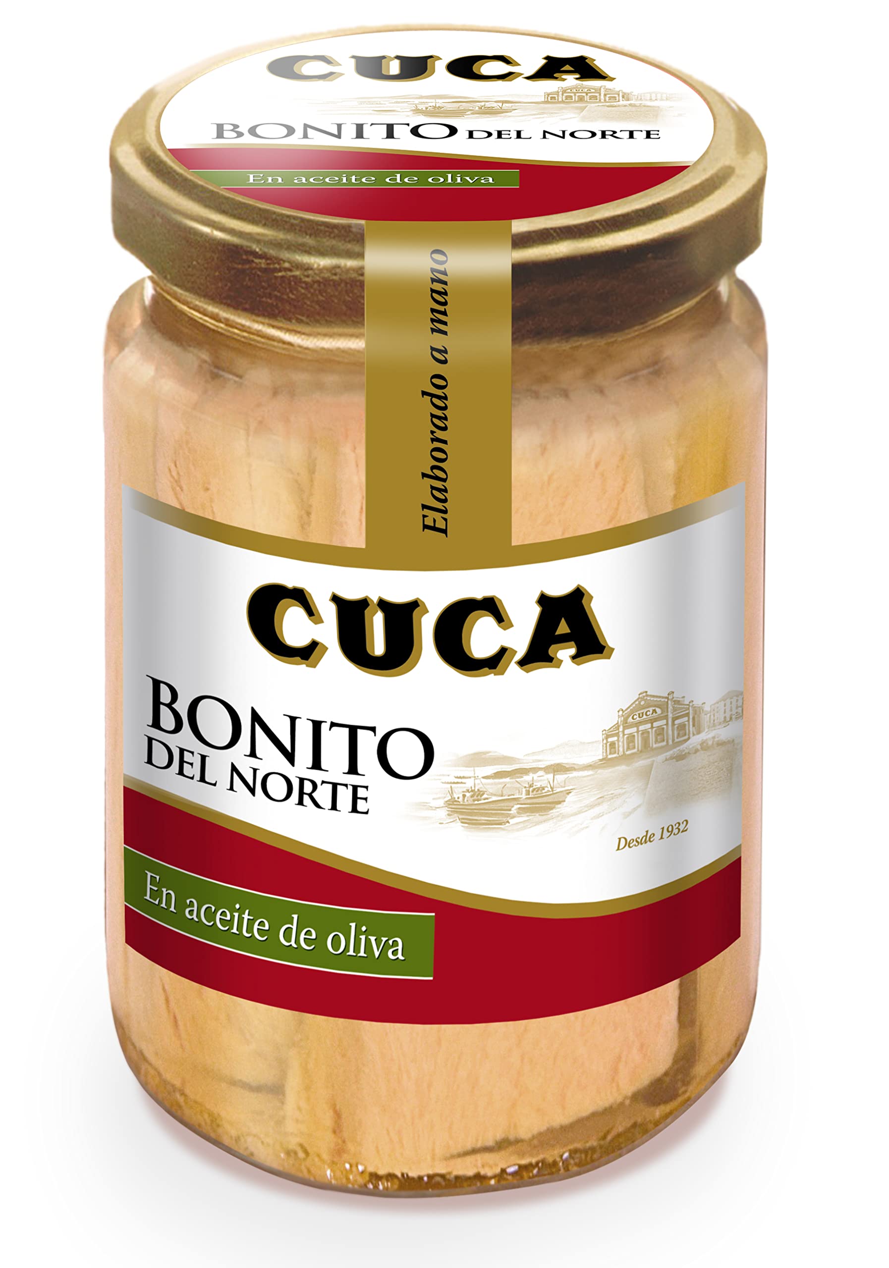 Cuca Bonito del norte en aceite de oliva, 6 tarros de 400gr