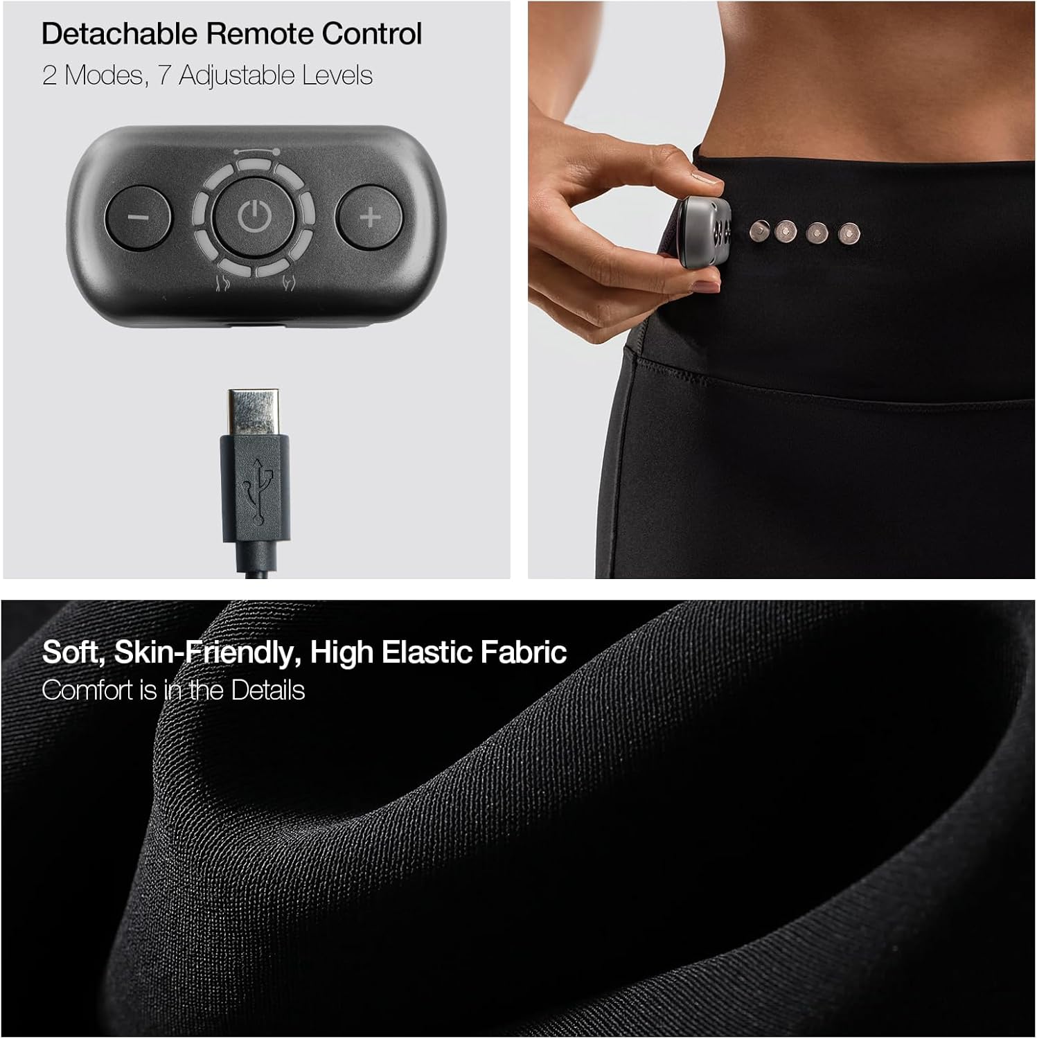 JOVS Toning Shorts for Hip Shaping & Pelvic Floor Muscle Lifting, F Size, Black - Image 4