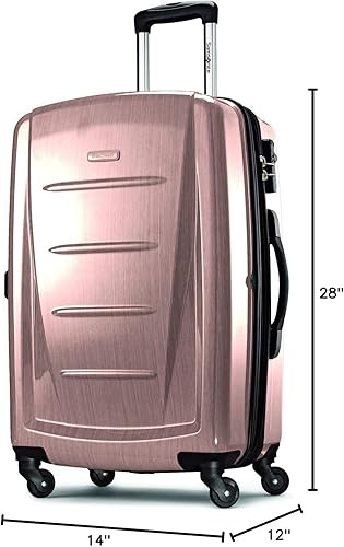 Vista 216 de Samsonite Winfield 2 Equipaje rígido con ruedas giratorias, Azul profundo, Juego de 3 piezas (20/24/28)