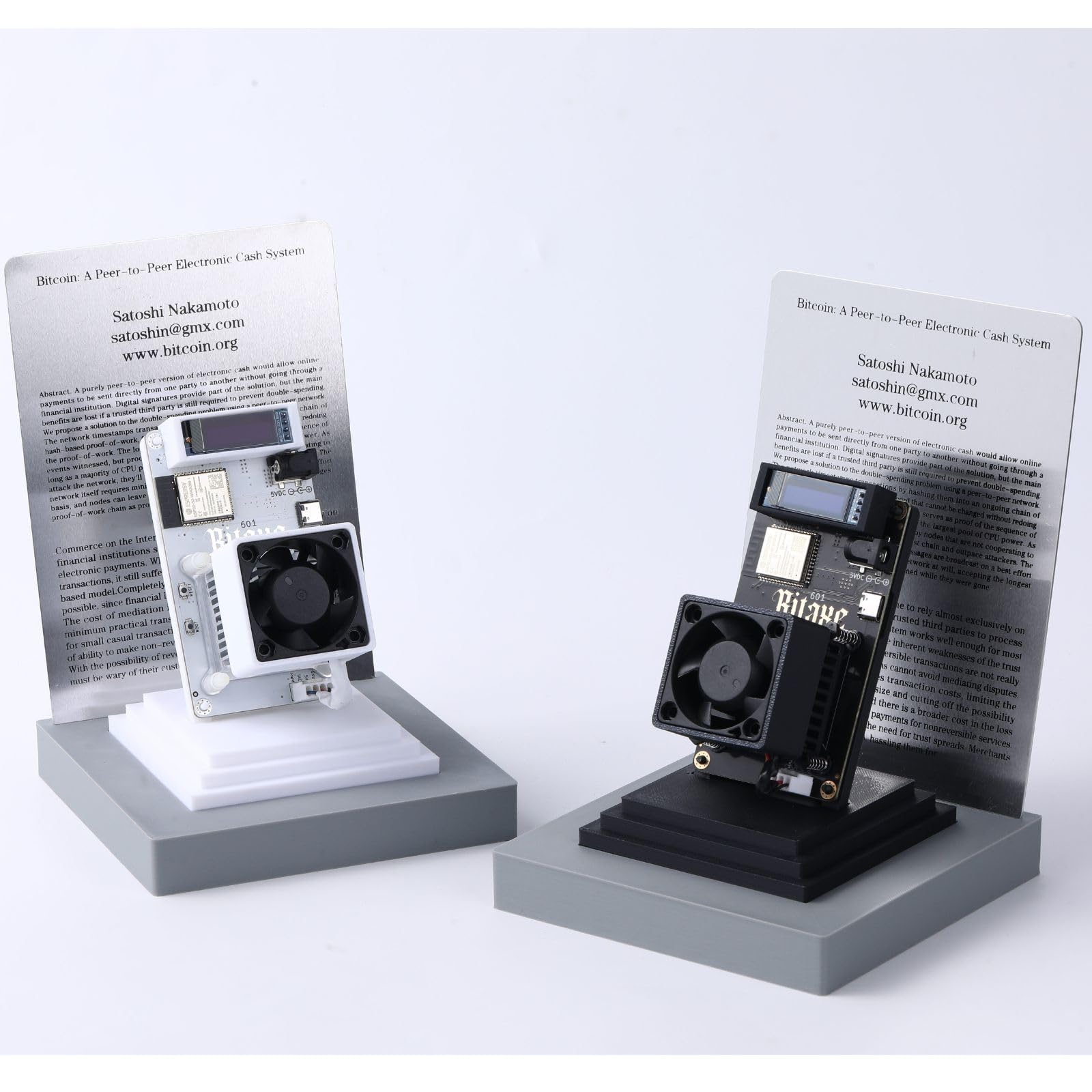 Amazon.co.jp: YYSLUPING Bitcoin Miner BTC Miner Solo Miner Bitaxe Gamma 601  1.2TH/s 18W BM1370 – Antminer S21 Proベースの高効率ASICマイナー ビットコイン（BTC）専用マイニング機器  とうこうしょく (ホワイト) : パソコン・周辺機器