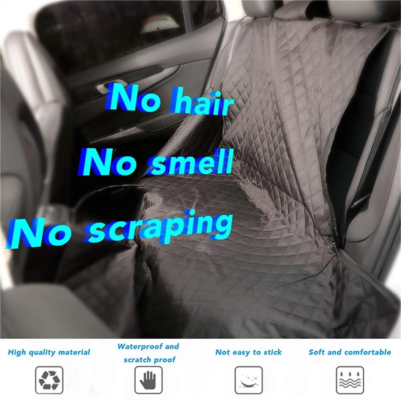 Protector Maletero para Funda para Asiento de Coche para Perro, Resistente al Desgaste, para Maletero de SUV, Impermeable, portátil, Duradera, Protege el vehículo.