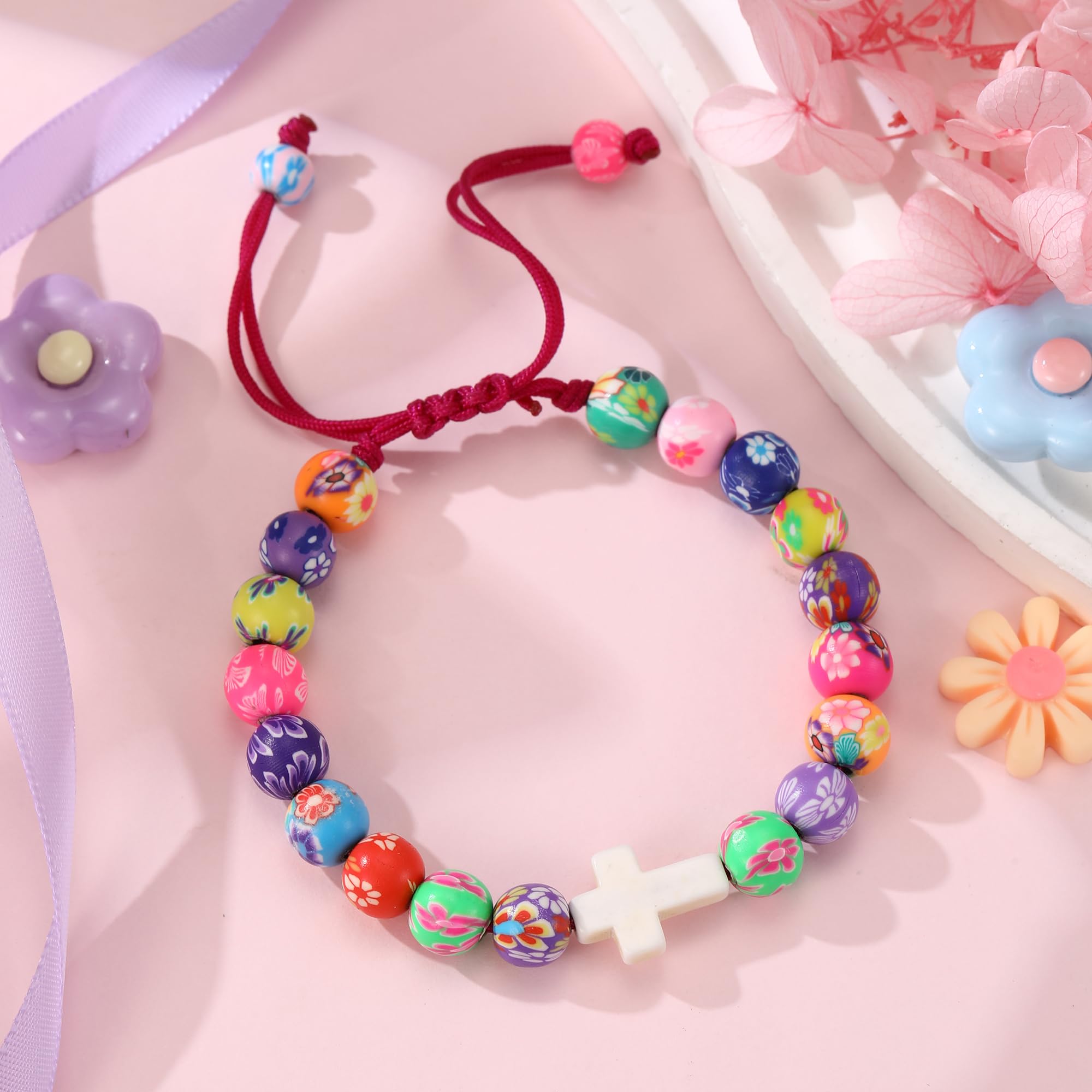Easter Basket Stuffers for Teens, Happy Easter Bracelets Religious Christian Easter Jewelry for Girls Daughter Granddaughter Niece