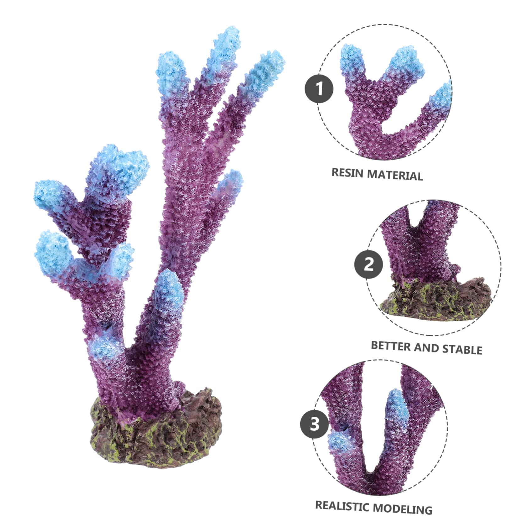 Happyyami 3piezas Decoración De Acuario Plantas Artificiales Adorno para Peceras Simulación Natural para Paisajismo Acuático