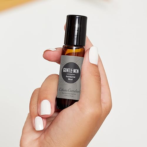 Miniatura 2 de Edens Garden Gentle-Men - Mezcla de aceites esenciales roll-on - 100% puro grado premium, natural, terapéutico, aromaterapia, seguro para niños y