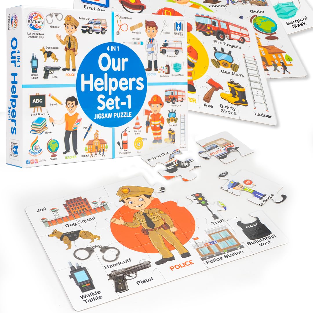 Ratna's 4in1 Our Helpers Jigsaw Puzzle-picture-13