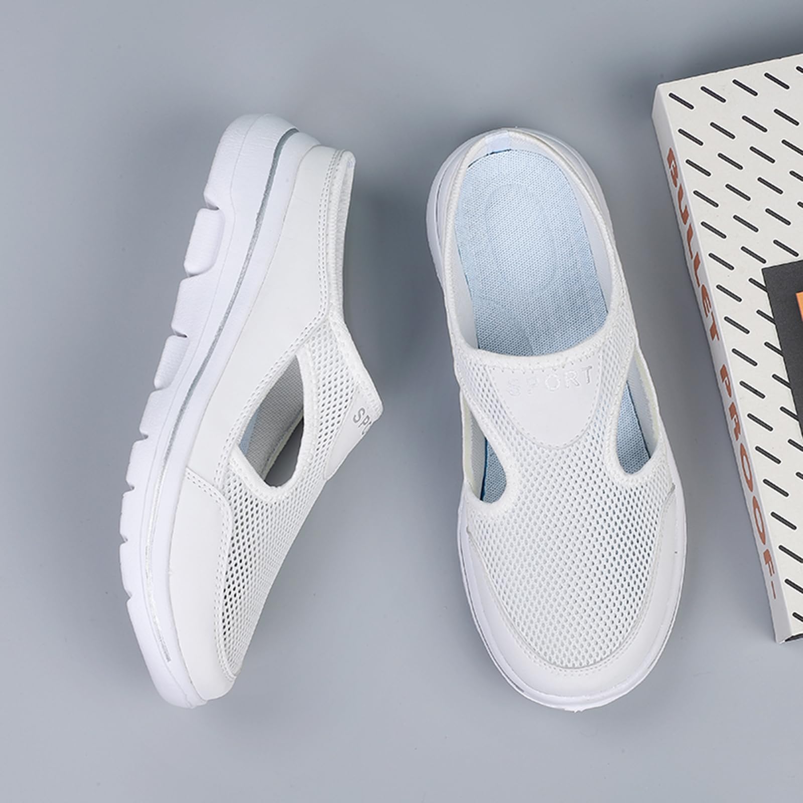 Meik Mangni Zuecos Hombre Mujer Transpirable Zapatillas de Playa Ligero Zapatillas de Estar por Casa Mules Antideslizante Pantuflas Casual 36-48 EU