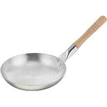 Akao Aluminum DON AOY14001 Pot, Deep Horizontal Handle, 6.5 inches 16.5 cm, Aluminum, Handle Natural Wood, Japan