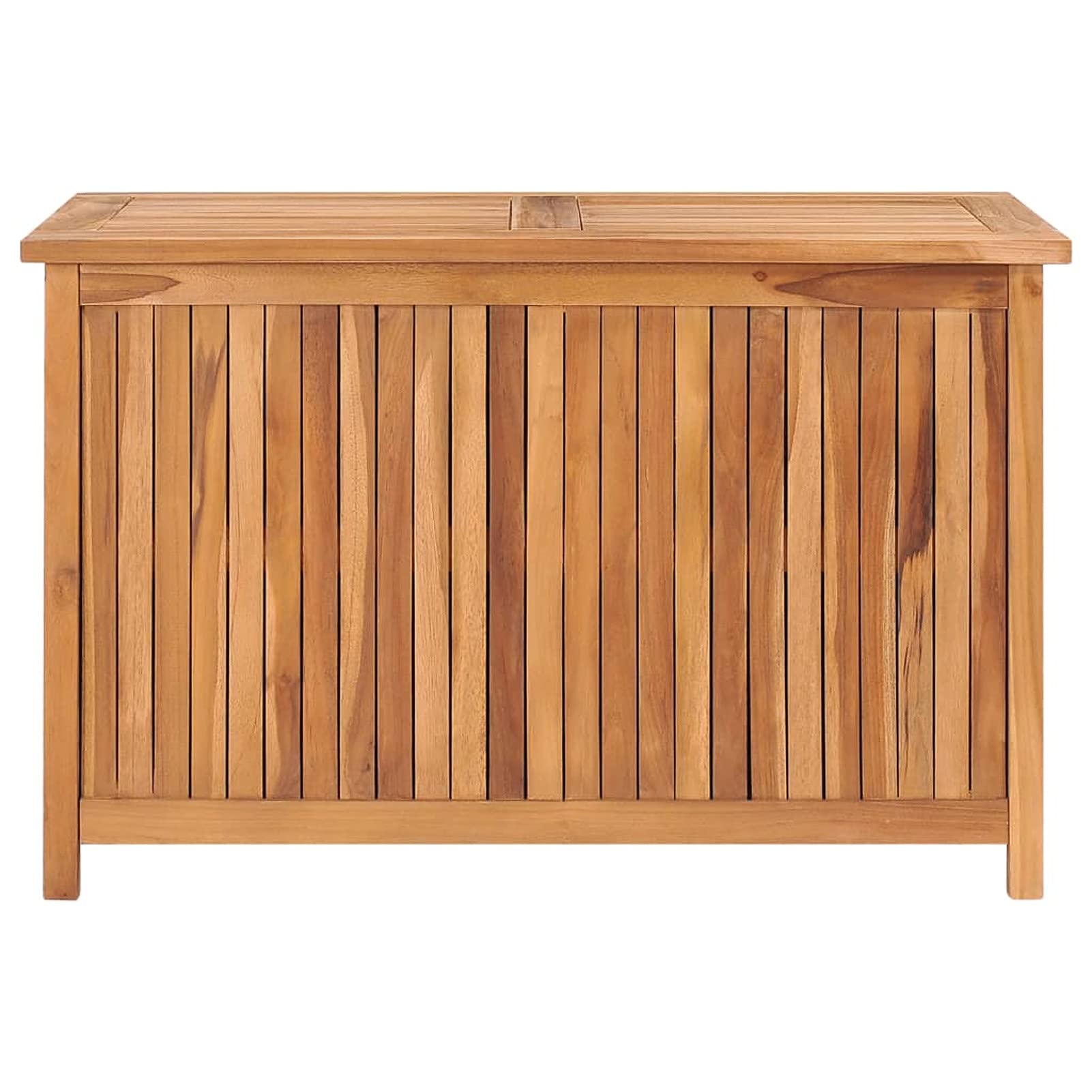 ShGaxin Schowek ogrodowy 90x50x58 cm Solidne drewno tekowe, pudełko do przechowywania ogrodu, skrzynia do przechowywania, pudełko do przechowywania, 384