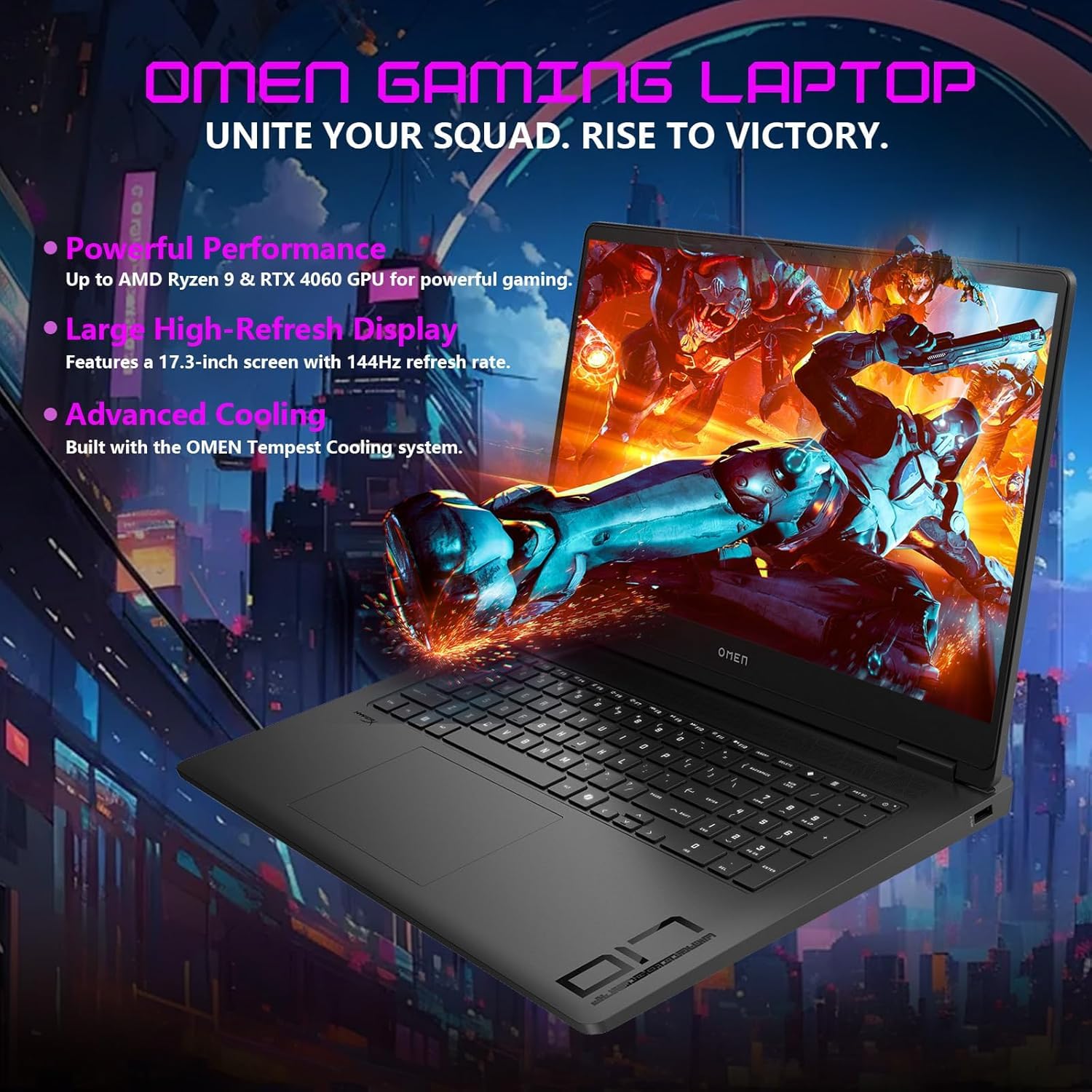 Amazon.co.jp: HP OMEN 17.3インチ RTX 5060 AI ゲーミングノート 
