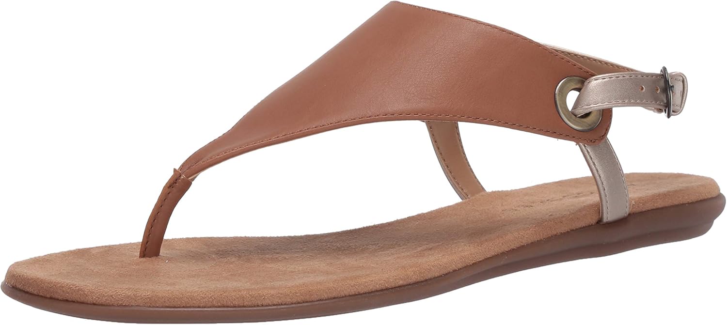 Aerosoles women's thong sandal flip-flop, tan combo, 7…