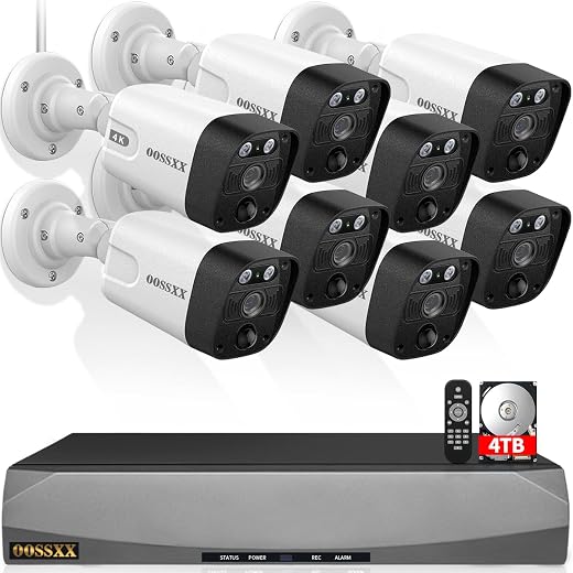 4K Ultra Wide Outdoor Security Camera System