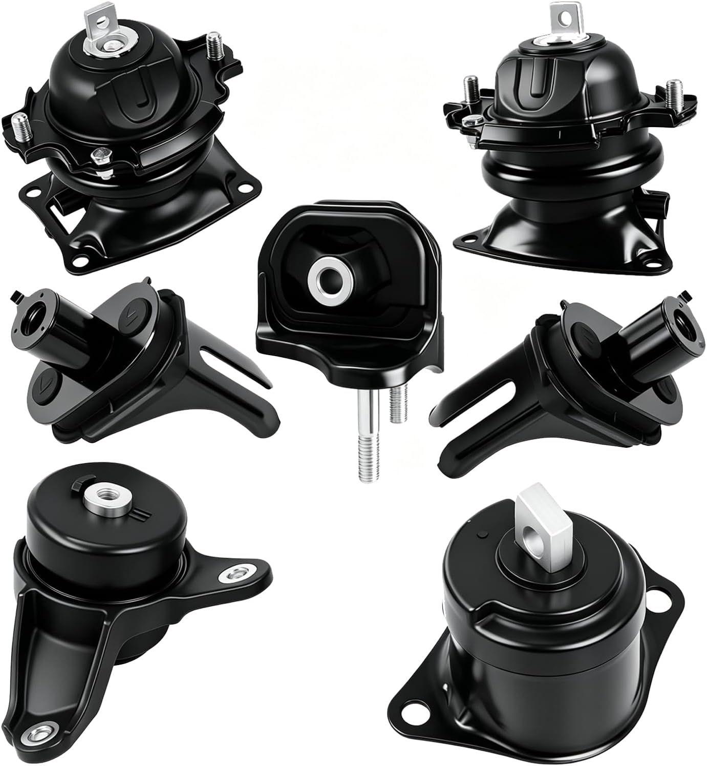 7Pcs Engine Mount Kit, Honda Accord 2013-2015, For Accord Crosstour 2010-2011, For Crosstour 2012-2015 - 3.5L V6, Replace# A4561 A4575 A4591 A65025 A65054 A5073 A65028EL