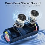 Portable Bluetooth 5.4 Speaker 20W Wireless Speaker, 20H, IP7, Built-in Mic