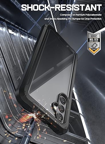 Miniatura 5 de Poetic Guardian - Funda compatible con Galaxy A14 5G prueba de caídas de grado militar de 20 pies, carcasa híbrida de cuerpo completo a prueba de