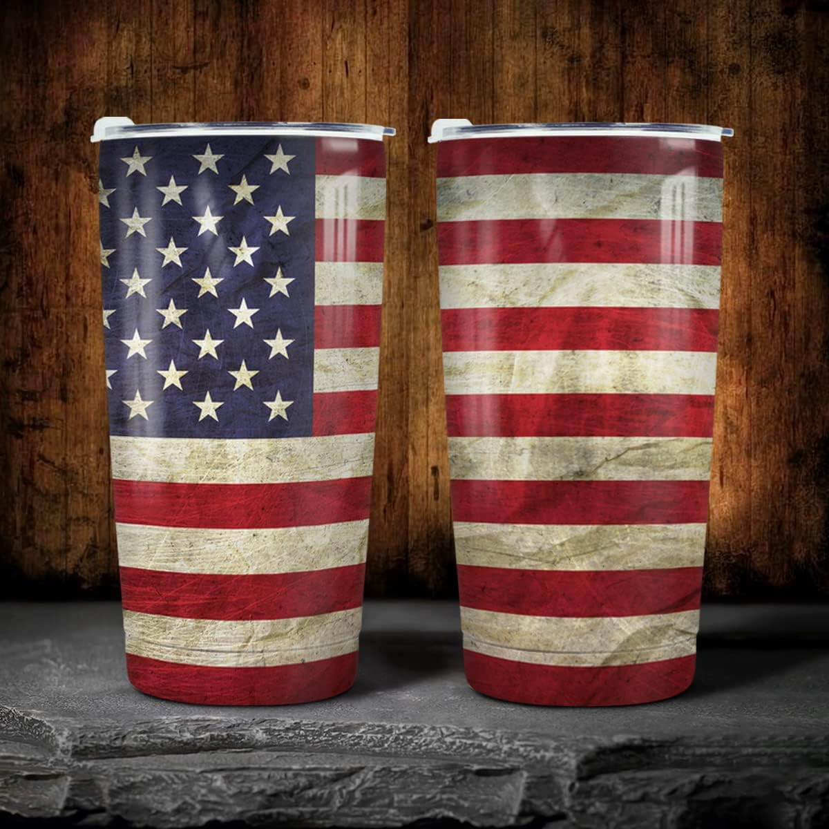 winorax American Flag Tumbler 20oz Stainless Steel Insulated Tumblers 4th Of July Cups With Lids Coffee Travel Mug Cup For Men Boys Dad Grandpa Fathers Day - Image 7