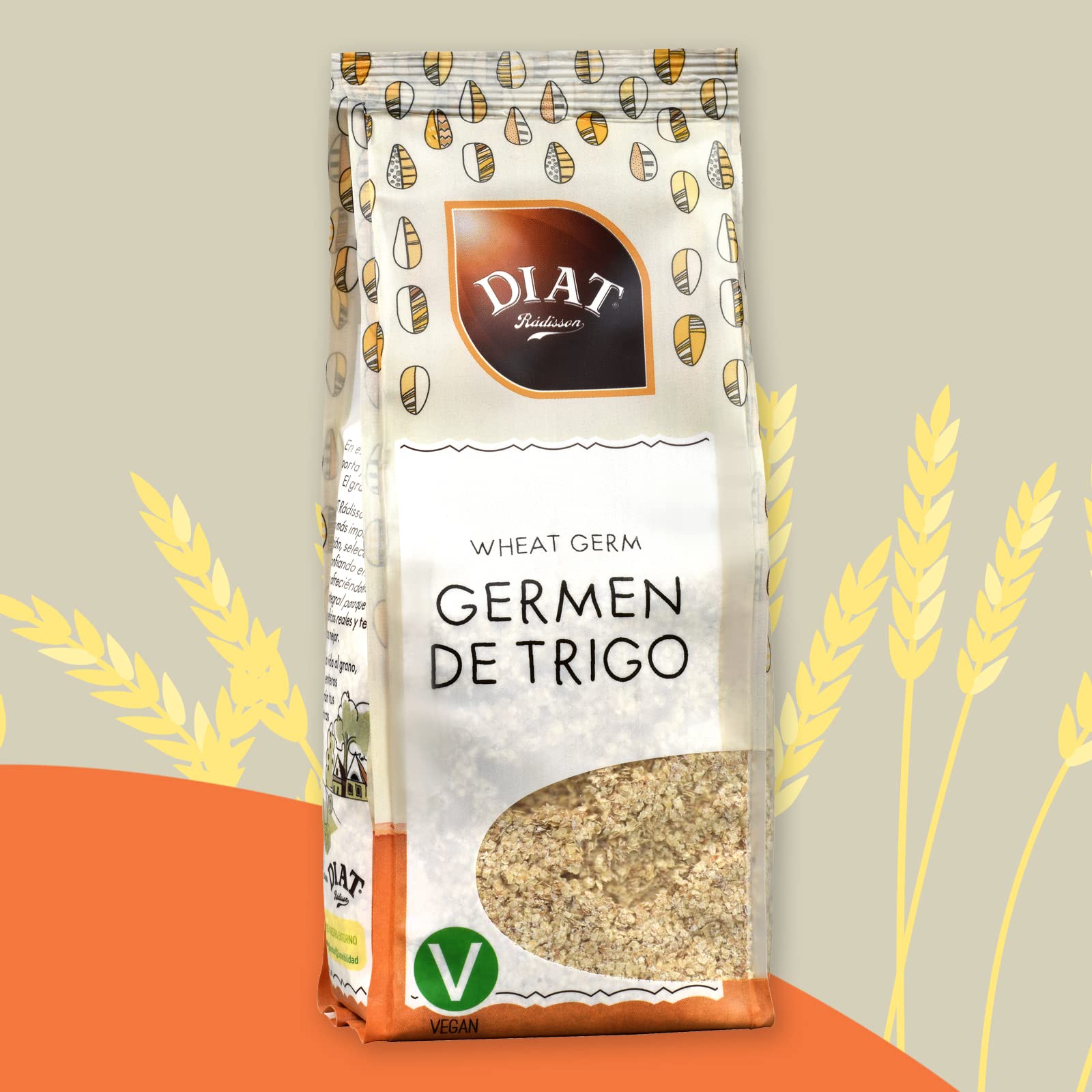 DIAT Radisson - Germen de Trigo | Rico en Vitaminas y Ácidos Grasos Esenciales | Proteína Vegetal | Sin Azúcares Añadidos