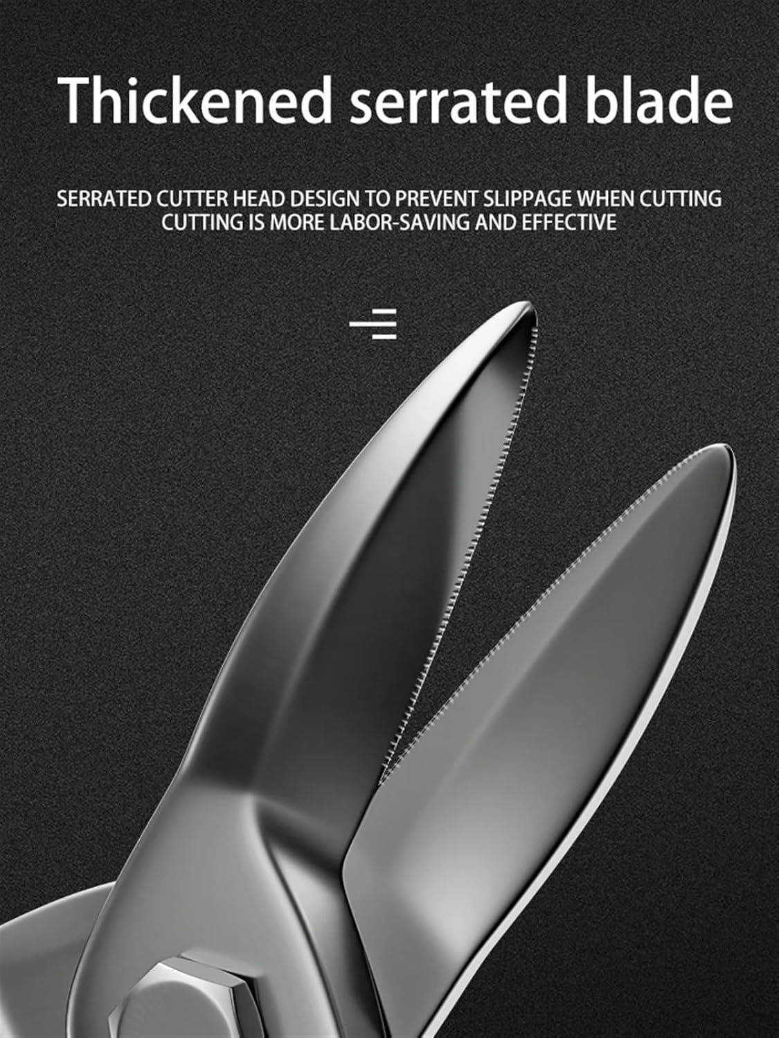 Multifunctional Metal Sheet Cutting Scissor Aviation Snip Cutter Multi-directional scissors Industrial Work Professional Hand To (Color : Left Cut)