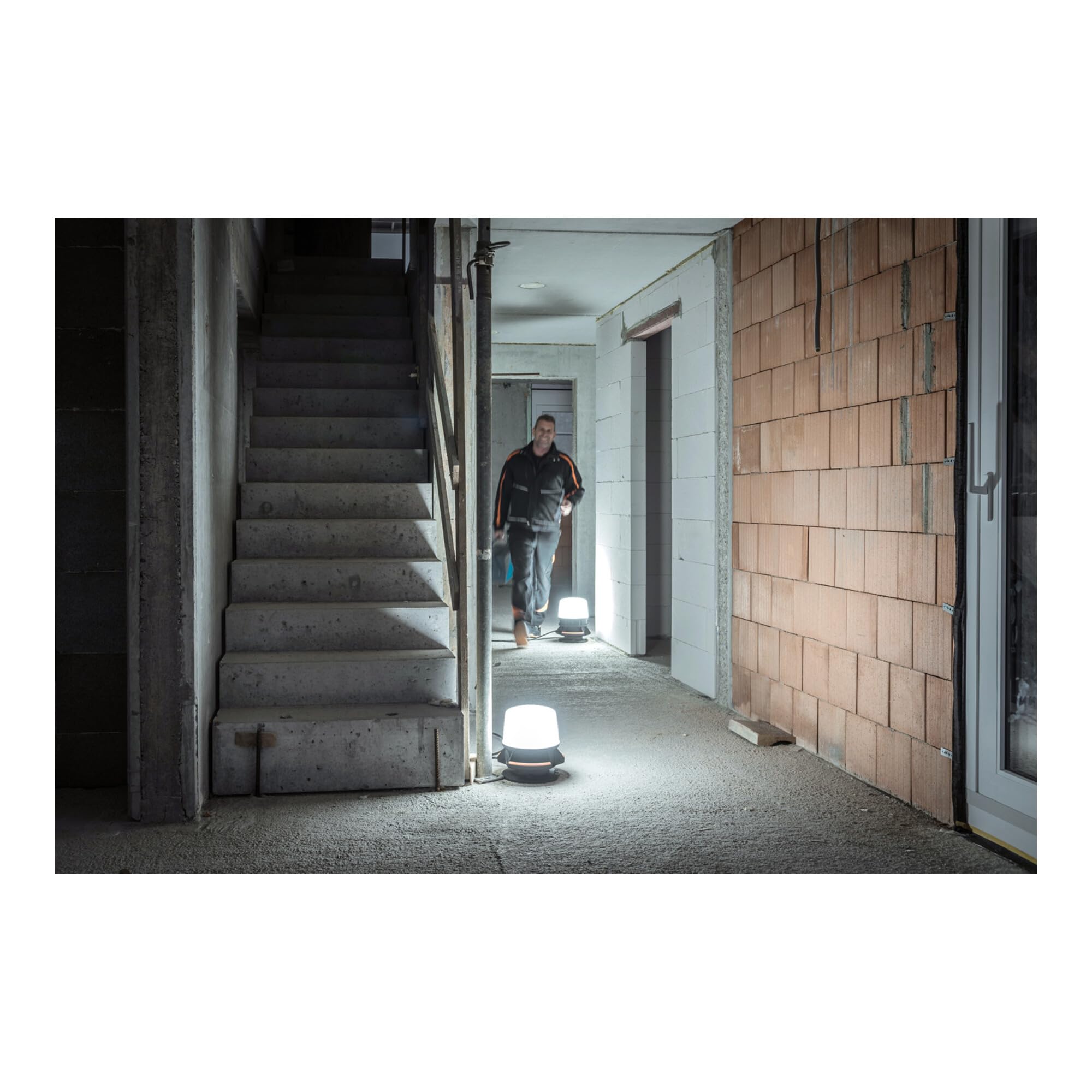 Brennenstuhl professionalLINE Mobiler 360° LED Strahler ORUM 5050 M, 5800lm 47W, 5m H07RN-F 3G1,5, IP54
