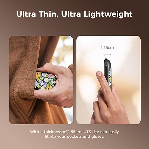 Miniatura 10 de OCOOPA Calentadores de manos magnéticos recargables 2 en 1, paquete de 2, calentador de manos eléctrico, calentador de batería de bolsillo,