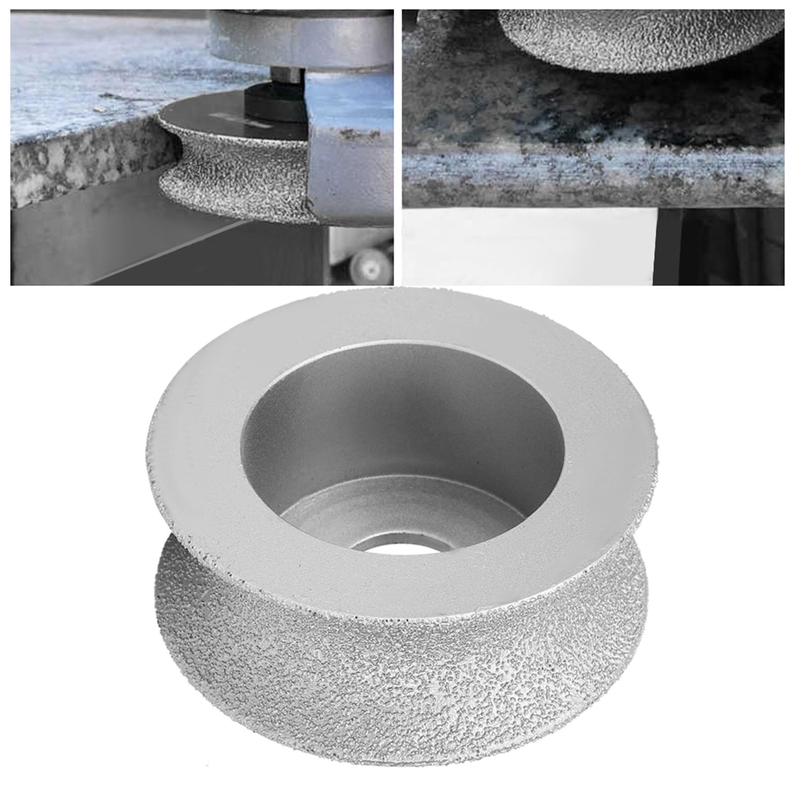Disque de Meulage Diamanté électroplaqué, Meule Diamantée Brasée pour Pierre, Céramique, Verre, Abrasifs