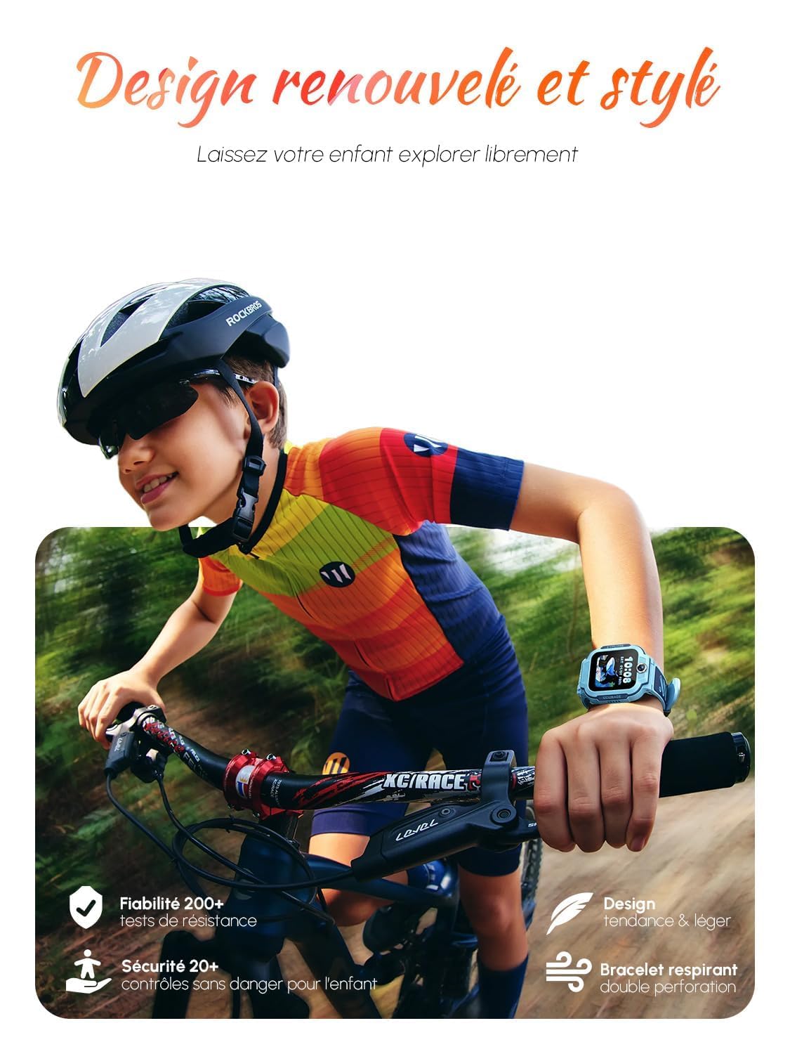 imoo Z3 Montre Connectée Enfant 4G avec Carte SIM : Traceur GPS Enfant Précis, Appels Vidéo HD, SOS, Étanche IP68 et Mode Classe - Smartwatch Enfant Fille Garçon