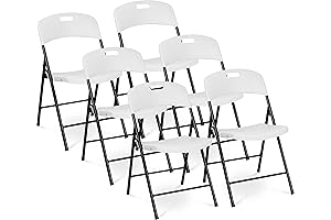 Oline 6-Pack Folding Chairs: Stackable Comfort for Every Occasion