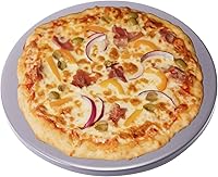 Vista 10 de Old Stone Pizza Kitchen - Piedra redonda esmaltada para pizza con asas para horno y parrilla, 13 pulgadas