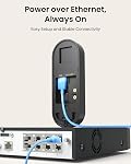 REOLINK Sonnette de porte vidéo PoE caméra - 180° Diagonal, 2K IP Caméra de sécurité extérieur avec Chime, 2-Way Parler, Plug & Jouer, stockage local sécurisé, pas de frais mensuels