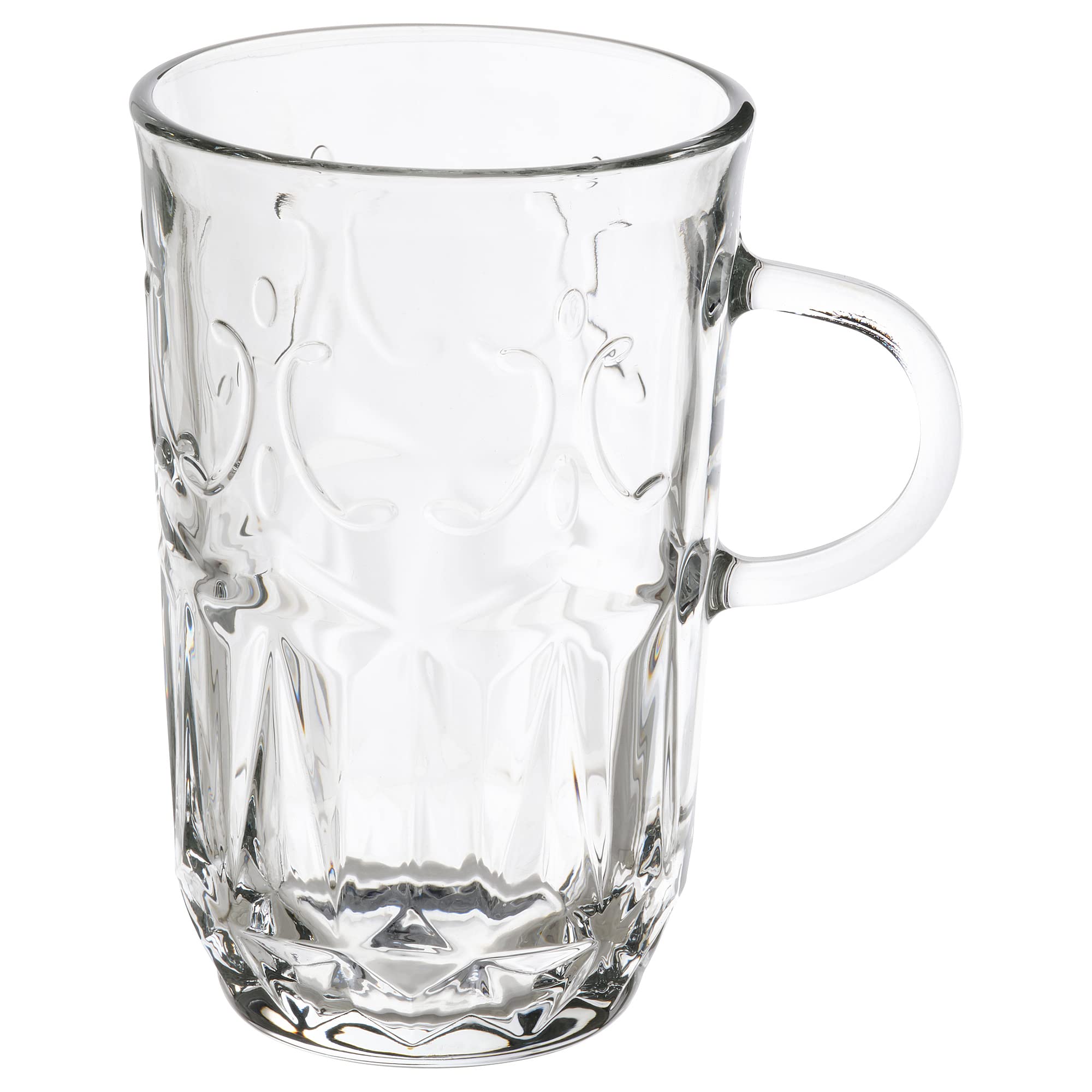 Ikea SÄLLSKAPLIG Becher, 22 cl, Klarglas / gemustert Küche, Haushalt & Wohnen