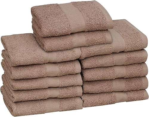 Toallas del algodón para salones (paquete de 12, blanco, 16 x 27 pulgadas), absorción suave y secado rápido, toalla de mano para gimnasio, salón