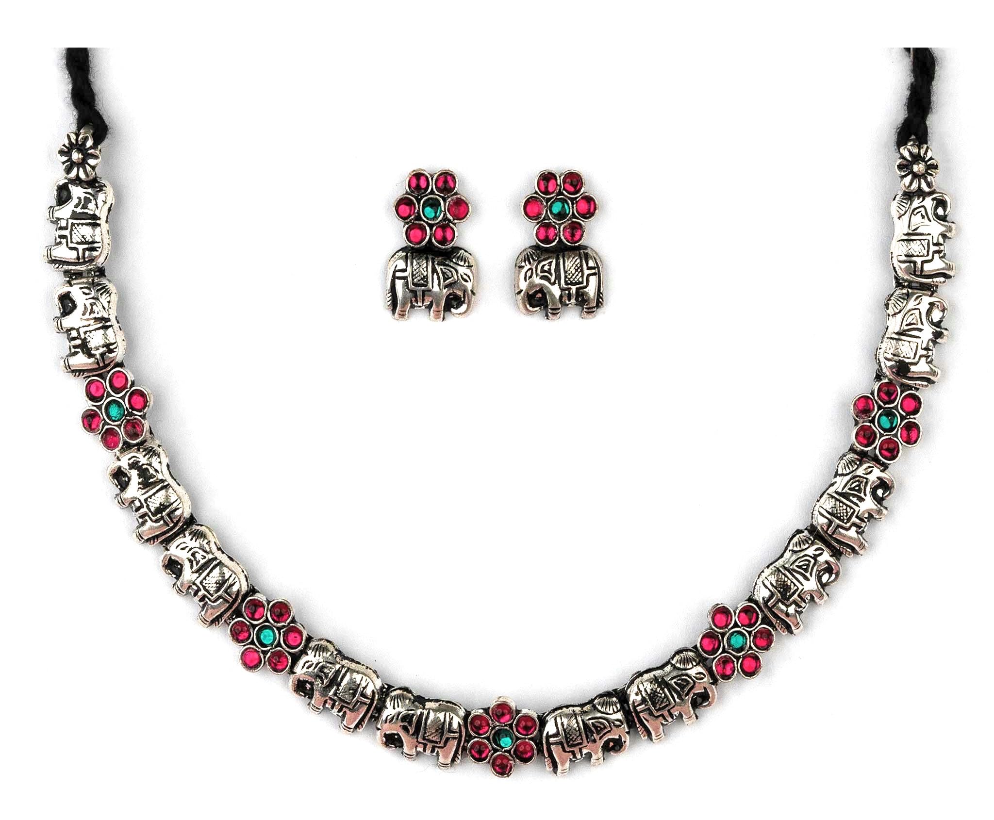 See full amazon price history chart for Sasitrends German Silver Oxidised Jewellery Set with AD Stones for Women & Girls - Traditional Elegance for Every Occasion Sasitrends German Silver Oxidised Jewellery Set with AD Stones for Women & Girls - Traditional Elegance for Every Occasion (B0D5MKFVVZ) Amazon Price History, Amazon Price Tracker