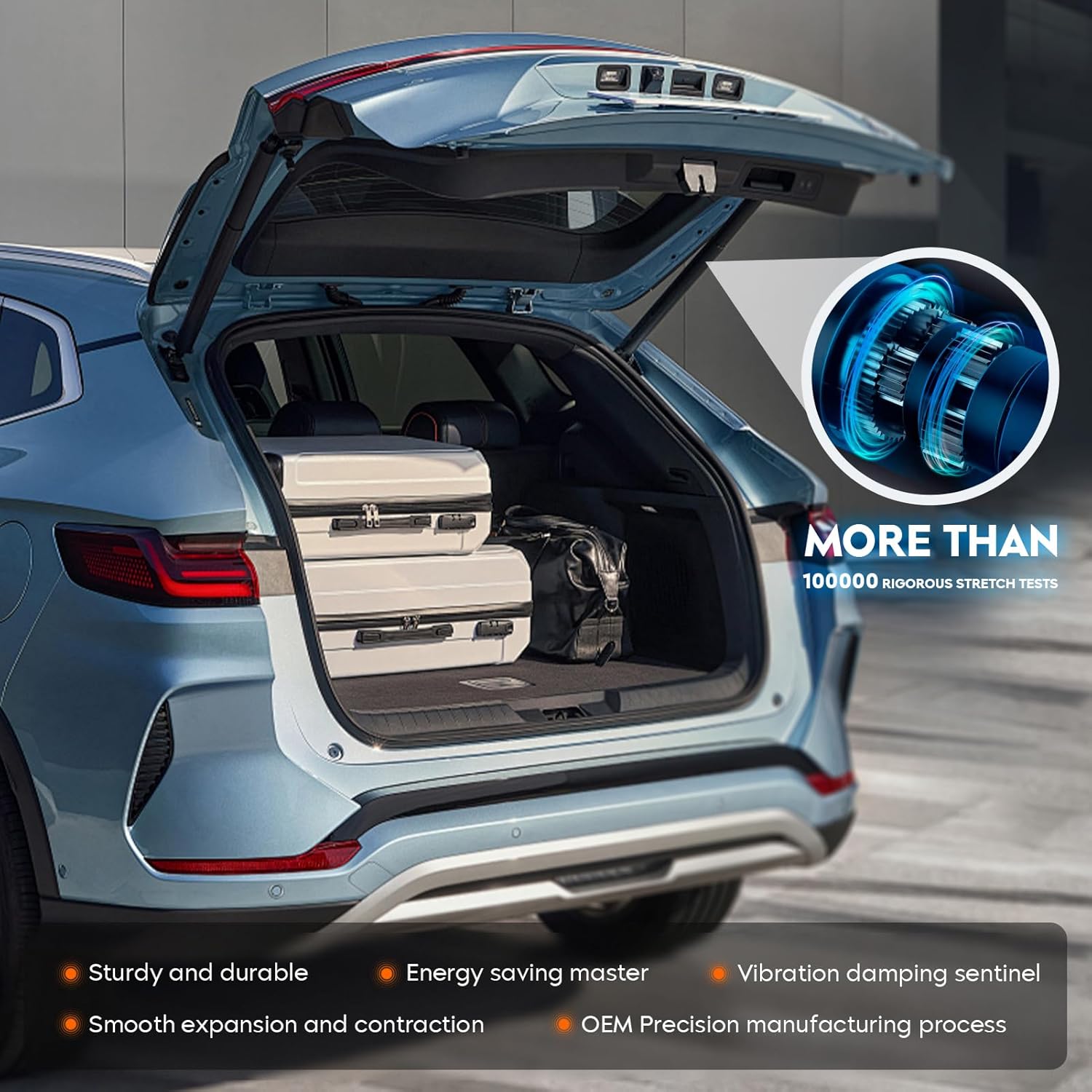 Rear Liftgate Power Support Shock Strut Fit for Chevy Suburban Tahoe 15-20, Fit for GMC Yukon XL 15-20, Fit for Cadillac Escalade ESV 15-20, Replace 84306929 (Only fits The Model with Power Liftgate)