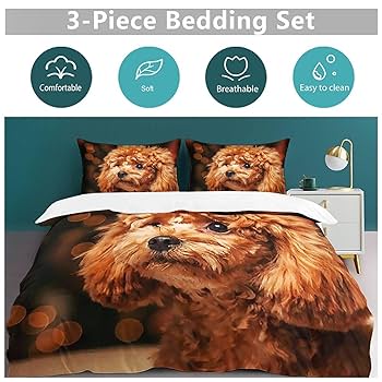 本日23時迄！トイプードル柄布団カバー 本日23時迄！トイプードル柄布団カバー - メルカリ