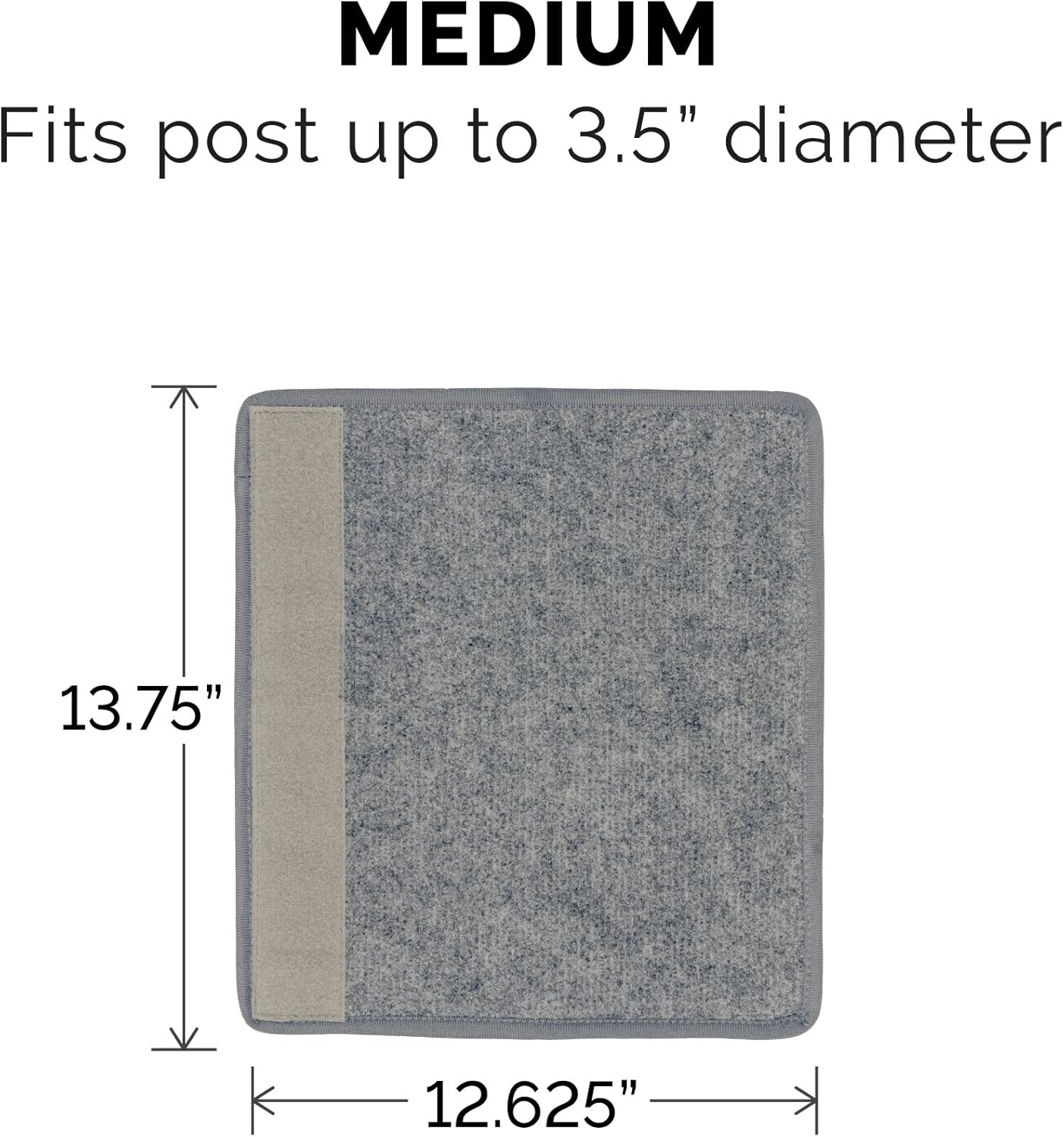 Furhaven ラップアラウンドスクラッチポストカバー 屋内猫用 直径3.5インチまでのポストにフィット、丈夫で汚れにくい-タイガ