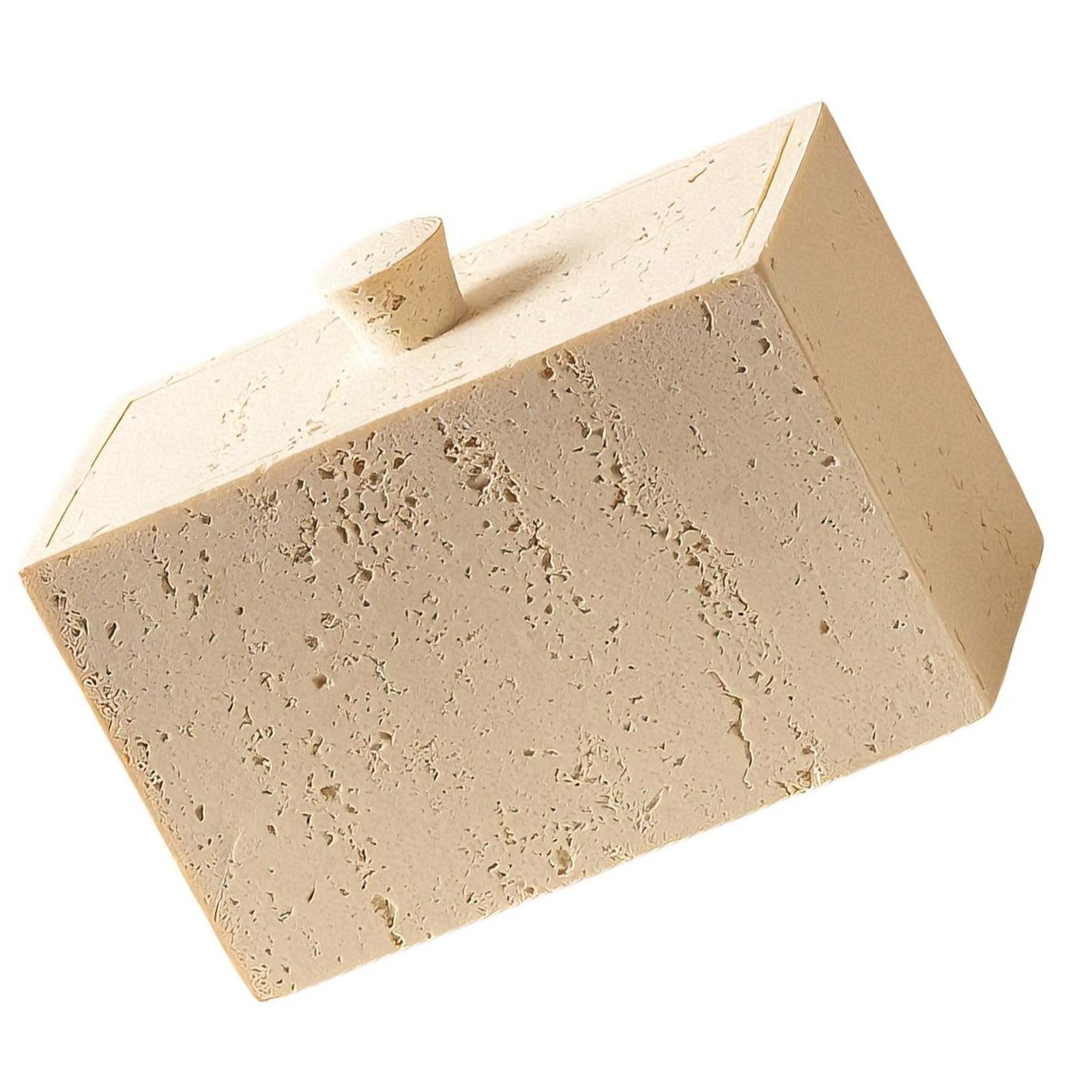 ZWWAAZHF Desktop Resin Organizers Cotton Swabs and Toothpicks Japanese-Styles Stone Texture Size Easy to Cleaning Sturdy Resin Storage Organizers