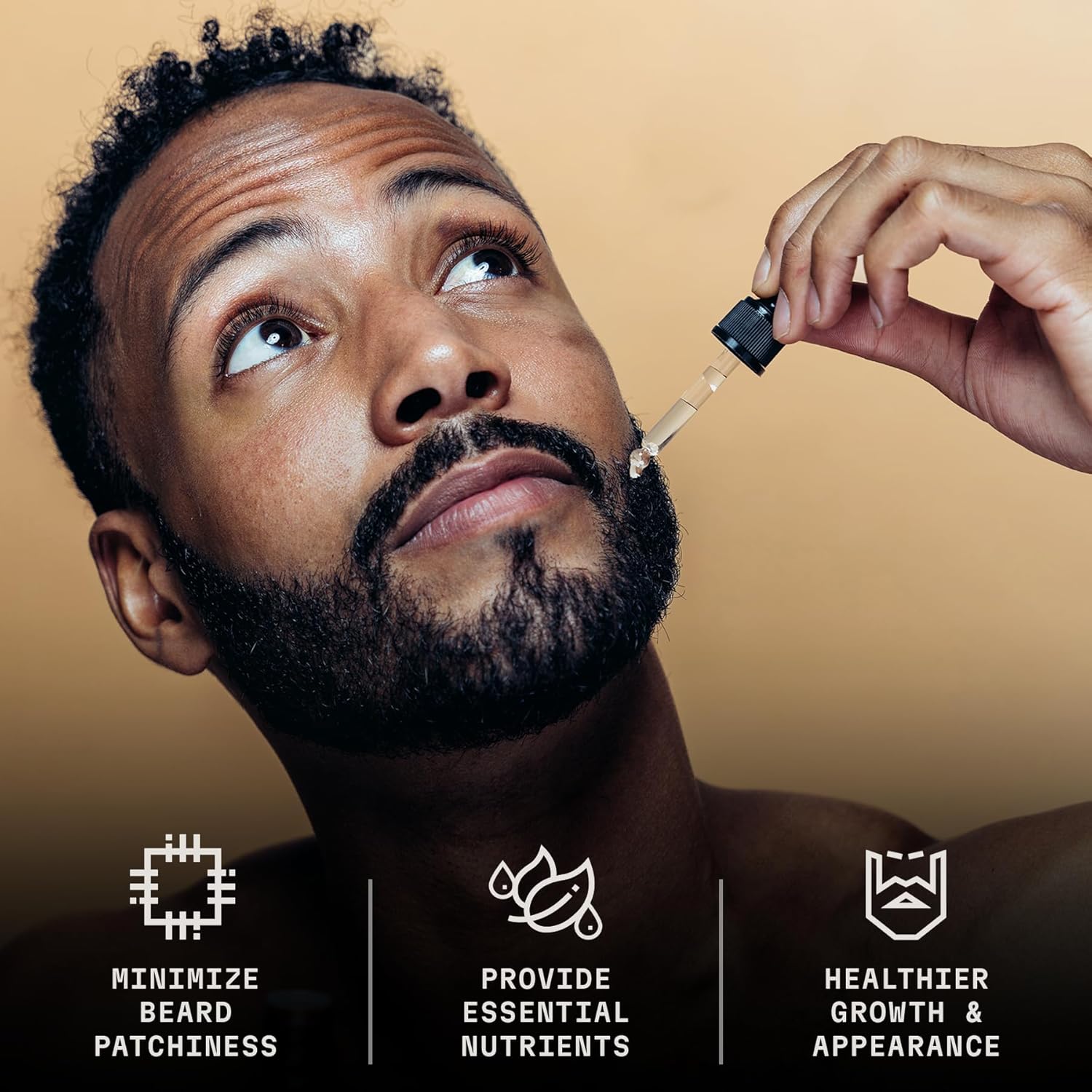 Striking Viking Beard Growth Oil for Men - 2 Fl Oz, Sandalwood - Thickening & Conditioning Beard Oil with Biotin - Facial Hair Serum with Argan & Jojoba for Hydration - Image 3