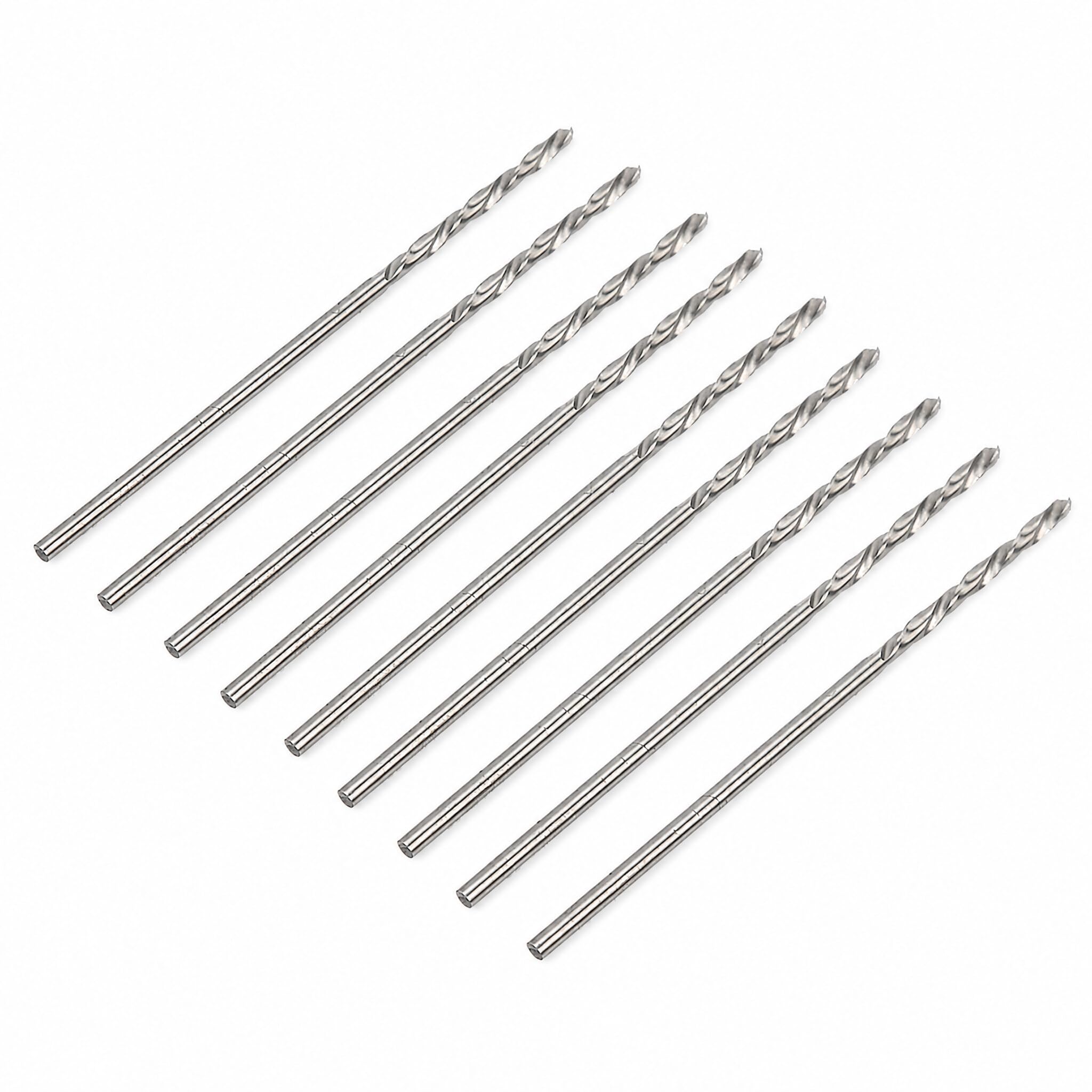 10 Piezas Brocas Helicoidales HSS de Cobalto, Juego 1-6 mm para Madera, Acero, Metal y Plástico, Accesorios Duraderos para Taladro