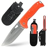 Nº47 Folding Knife with Sheath for Bushcraft Survival Hunting Fishing Hiking and Outdoor,Stainless Steel MV-58 4