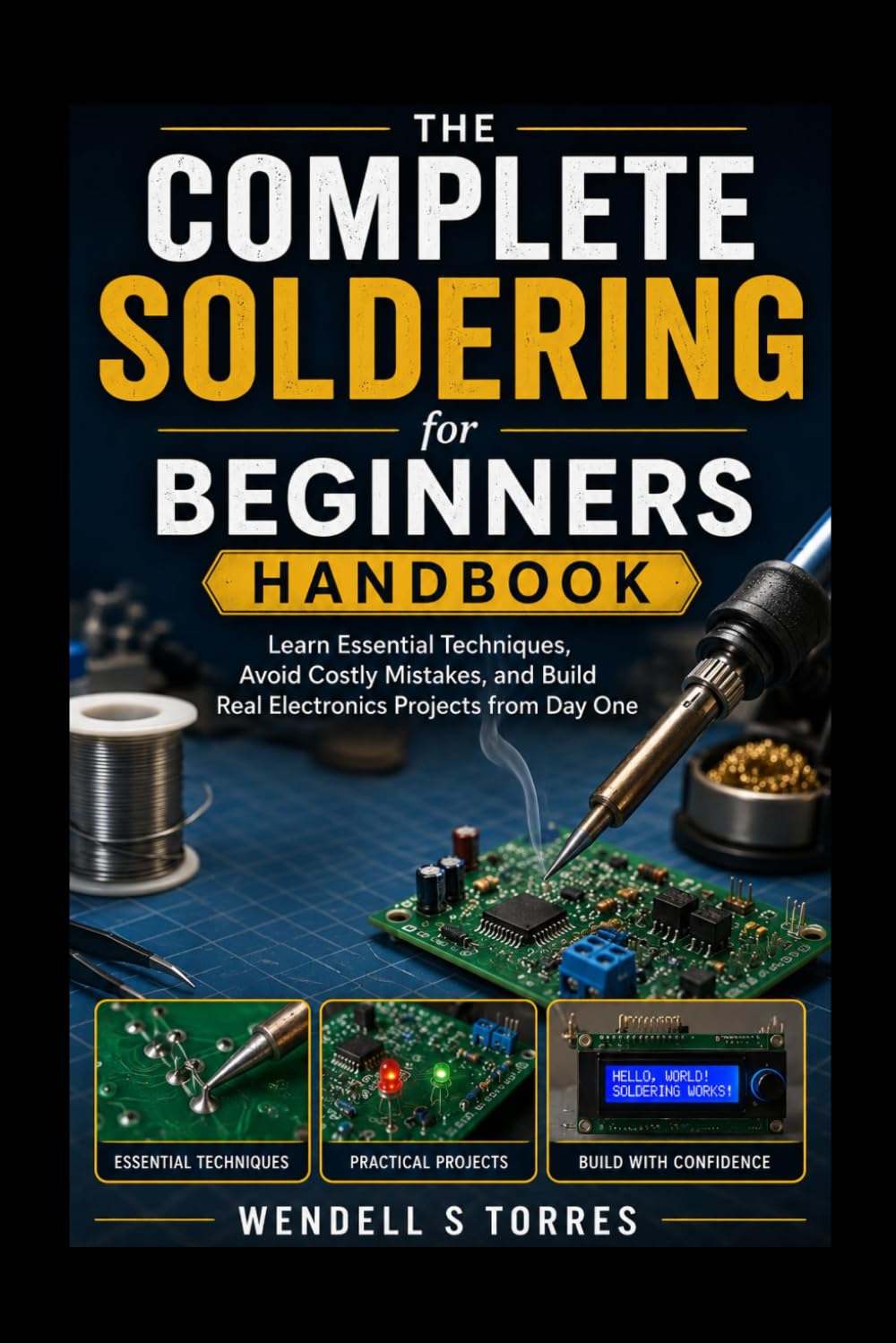 The Complete Soldering for Beginners Handbook: Learn Essential Techniques, Avoid Costly Mistakes, and Build Real Electronics Projects from Day One